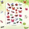 20 Sheets 520PCS Bug Stickers for Kids, Cute Spring Insect Sticker Pack for Classroom Rewards, Scrapbooking, Water Bottles, Laptops & Journals